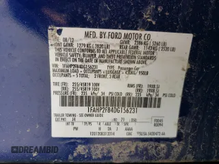 2013 Ford Taurus Limited with VIN 1FAHP2F84DG156231, listed as a Copart auction lot 49878215 with Not provided miles and Salvage title. Bid and sale history available at DreamBid. Image 13.