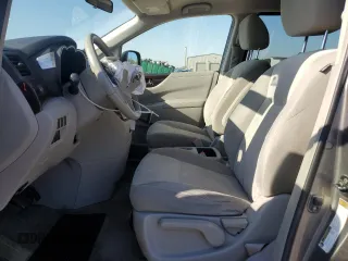 2015 Nissan Quest SV with VIN JN8AE2KP1F9120667, listed as a Copart auction lot 48436865 with 131,819 mi miles and Salvage Title. Bid and sale history available at carsss.com. Image 7.