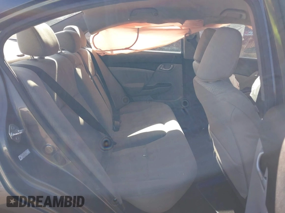 2013 Honda Civic LX with VIN 2HGFB2F52DH596556, listed as a IAAI auction lot 42054070 with 129,721 mi miles and . Bid and sale history available at DreamBid. Image 8.