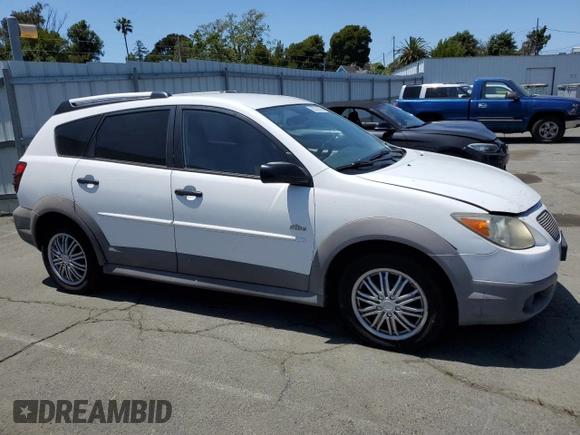 2008 Pontiac Vibe z VIN 5Y2SL65888Z402924, wystawiony jako Copart lot #58276875 z przebiegiem 145 090 mil mil oraz Czysty tytuł • Clean title. Historia ofert i sprzedaży dostępna na DreamBid. Obrazek 4.