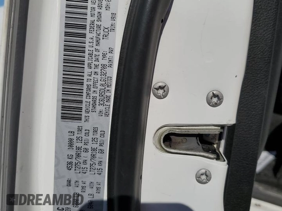 2020 Ram 2500 Big Horn with VIN 3C6UR5DL0LG132708, listed as a Copart auction lot 49206745 with 124,512 mi miles and Salvage title. Bid and sale history available at DreamBid. Image 12.