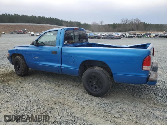 1998 Dodge Dakota SLT z VIN 1B7FL26X0WS745765, wystawiony jako Copart lot #48497125 z przebiegiem 174 162 mil mil oraz Szkoda całkowita • Salvage title. Historia ofert i sprzedaży dostępna na DreamBid. Obrazek 2.