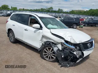 2014 Nissan Pathfinder S with VIN 5N1AR2MM3EC612715, listed as a IAAI auction lot 42356789 with 171,921 mi miles and . Bid and sale history available at DreamBid. Image 1.