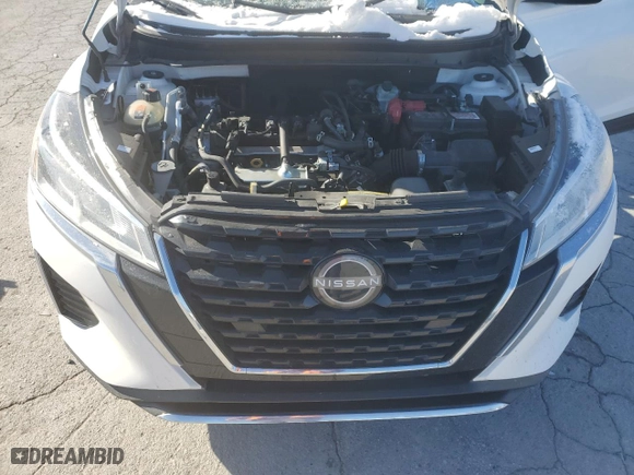 2022 Nissan Kicks S with VIN 3N1CP5BV5NL526071, listed as a Copart auction lot 46043125 with 43,544 mi miles and Salvage Title. Bid and sale history available at carsss.com. Image 13.