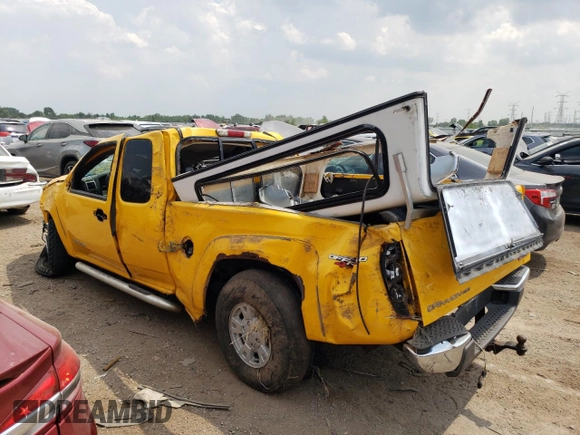 2005 GMC Canyon SLE Z71 with VIN 1GTDT196358130644, listed as a Copart auction lot 59961554 with 195,697 mi miles and Salvage Title. Bid and sale history available at carsss.com. Image 2.