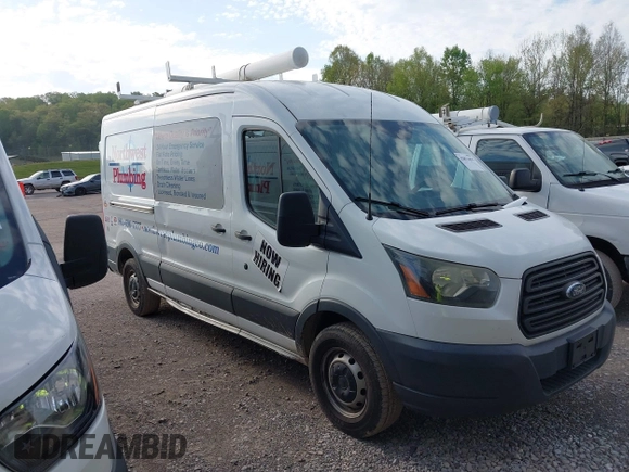 2015 Ford Transit Cargo with VIN 1FTNE2CM7FKA78466, listed as a IAAI auction lot 42074455 with 214,797 mi miles and . Bid and sale history available at carsss.com. Image 13.