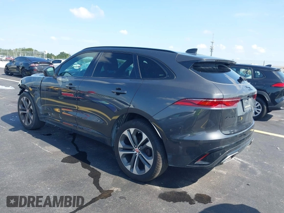 2021 Jaguar F-Pace R-Dynamic S with VIN SADCT2FU8MA668255, listed as a IAAI auction lot 42641989 with 51,954 mi miles and . Bid and sale history available at DreamBid. Image 3.
