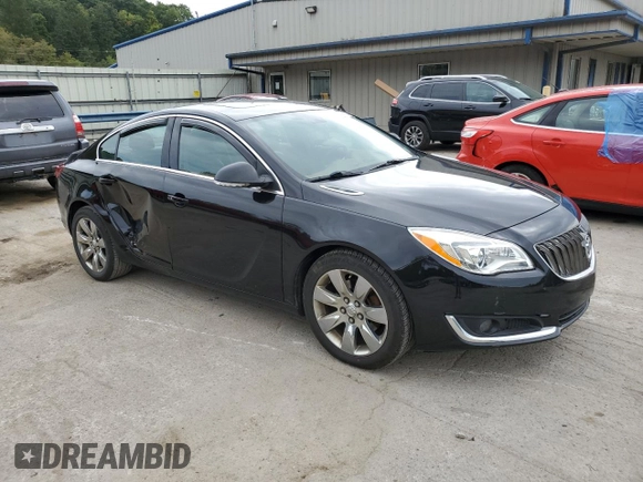 2016 Buick Regal Premium II with VIN 2G4GS5GX0G9112320, listed as a Copart auction lot 71993074 with 69,302 mi miles and Salvage Title. Bid and sale history available at carsss.com. Image 4.