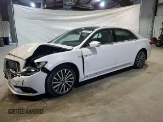2017 Lincoln Continental Select with VIN 1LN6L9TP7H5611734, listed as a Copart auction lot 57485675 with 118,069 mi miles and Salvage title. Bid and sale history available at DreamBid. Image 1.
