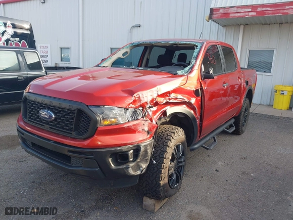 2022 Ford Ranger XL with VIN 1FTER4EH8NLD03308, listed as a IAAI auction lot 41343375 with 45,746 mi miles. Bid and sale history available at carsss.com. Image 6.