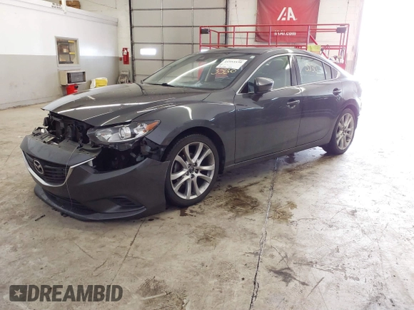 2017 Mazda Mazda6 Touring with VIN JM1GL1V57H1112266, listed as a IAAI auction lot 41553530 with 46,599 mi miles. Bid and sale history available at carsss.com. Image 2.