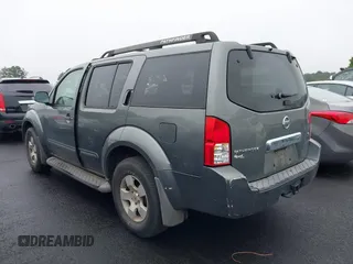 2007 Nissan Pathfinder S with VIN 5N1AR18U07C630726, listed as a IAAI auction lot 42340799 with 255,909 mi miles and . Bid and sale history available at DreamBid. Image 3.