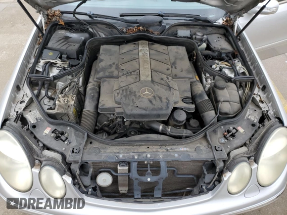 2003 Mercedes-Benz E-Class 5.0L with VIN WDBUF70J53A256617, listed as a Copart auction lot 88287915 with 0 mi miles and Clean Title. Bid and sale history available at carsss.com. Image 11.
