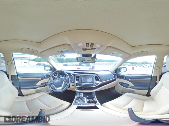 2017 Toyota Highlander Limited with VIN 5TDYZRFH6HS219547, listed as a Copart auction lot 55487995 with 129,617 mi miles and Salvage title. Bid and sale history available at DreamBid. Image 15.