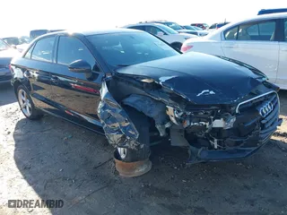 2016 Audi A3 1.8T Premium with VIN WAUA7GFF5G1014823, listed as a IAAI auction lot 41282637 with 100,194 mi miles. Bid and sale history available at carsss.com. Image 1.