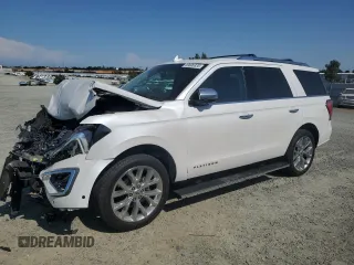 2019 Ford Expedition Platinum with VIN 1FMJU1MTXKEA04349, listed as a Copart auction lot 59806335 with 78,896 mi miles and Salvage title. Bid and sale history available at DreamBid. Image 1.