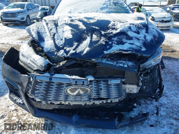 2023 Infiniti QX55 Luxe with VIN 3PCAJ5JR2PF114136, listed as a IAAI auction lot 41395653 with Not provided miles and . Bid and sale history available at DreamBid. Image 11.