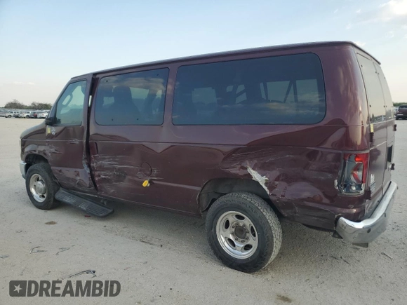 2010 Ford Econoline Wagon XL with VIN 1FMNE1BL8ADA22032, listed as a Copart auction lot 75355174 with 125,262 mi miles and Salvage Title. Bid and sale history available at carsss.com. Image 2.