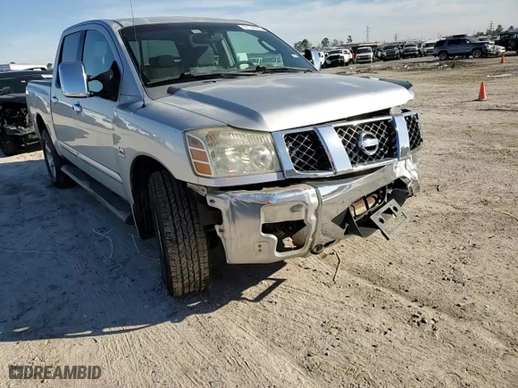 2004 Nissan Titan LE with VIN 1N6AA07BX4N544598, listed as a Copart auction lot 87734285 with 136,231 mi miles and Salvage Title. Bid and sale history available at carsss.com. Image 10.