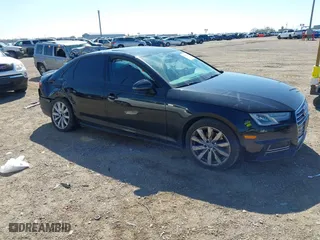 2018 Audi A4 Premium with VIN WAUKMAF4XJA090568, listed as a IAAI auction lot 41651045 with 61,604 mi miles. Bid and sale history available at carsss.com. Image 1.