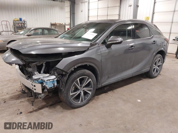 2023 Lexus RX with VIN 2T2BAMBA3PC001156, listed as a IAAI auction lot 41232845 with 27,186 mi miles. Bid and sale history available at carsss.com. Image 17.