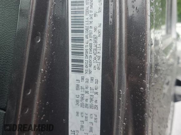 2018 Jeep Wrangler Unlimited Sahara with VIN 1C4HJXEG8JW190367, listed as a Copart auction lot 55799345 with 46,714 mi miles and Salvage title. Bid and sale history available at DreamBid. Image 12.