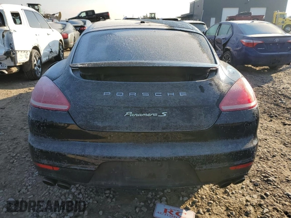 2014 Porsche Panamera S E-Hybrid with VIN WP0AD2A75EL044534, listed as a Copart auction lot 88822895 with Not provided miles and Salvage title. Bid and sale history available at DreamBid. Image 6.