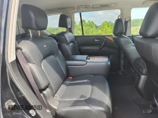 2014 Infiniti QX80 with VIN JN8AZ2NF0E9554617, listed as a Copart auction lot 61497525 with 209,942 mi miles and Salvage title. Bid and sale history available at DreamBid. Image 11.