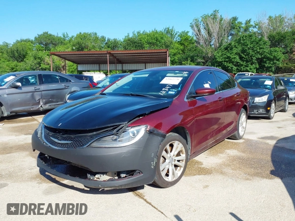 2016 Chrysler 200 Limited with VIN 1C3CCCAB8GN128476, listed as a IAAI auction lot 42062770 with Not Provided miles and . Bid and sale history available at carsss.com. Image 16.