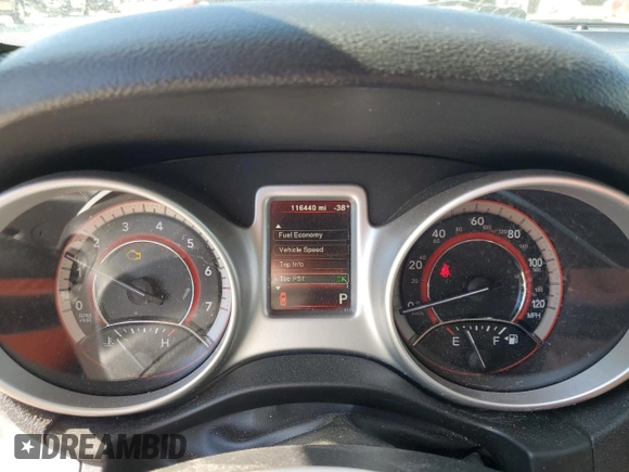 2017 Dodge Journey SXT with VIN 3C4PDCBG2HT521671, listed as a Copart auction lot 52565935 with 116,440 mi miles and Salvage Title. Bid and sale history available at DreamBid. Image 9.