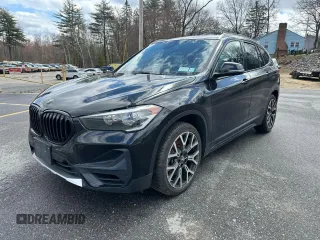 2021 BMW X1 xDrive28i with VIN WBXJG9C07M5T90381, listed as a Copart auction lot 52593635 with 40,611 mi miles and Clean Title. Bid and sale history available at carsss.com. Image 1.