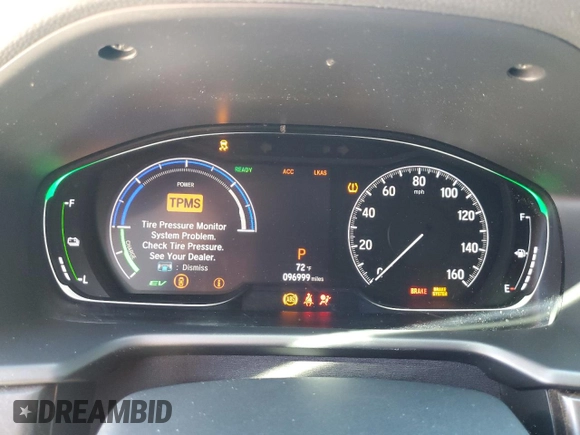 2020 Honda Accord Touring with VIN 1HGCV3F91LA006220, listed as a Copart auction lot 47974155 with 96,999 mi miles and Salvage title. Bid and sale history available at DreamBid. Image 9.