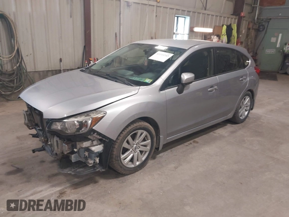 2016 Subaru Impreza Premium with VIN JF1GPAB61G8201635, listed as a IAAI auction lot 42244743 with 107,115 mi miles and . Bid and sale history available at DreamBid. Image 2.