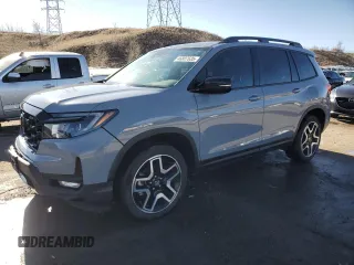 2022 Honda Passport Elite with VIN 5FNYF8H09NB027162, listed as a Copart auction lot 46807635 with 35,433 mi miles and Salvage Title. Bid and sale history available at carsss.com. Image 1.