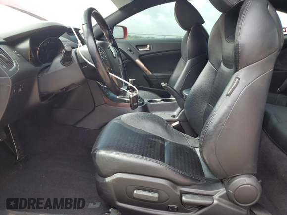2013 Hyundai Genesis Coupe R-Spec with VIN KMHHU6KJ7DU089592, listed as a Copart auction lot 58712485 with 101,402 mi miles and Salvage title. Bid and sale history available at DreamBid. Image 7.