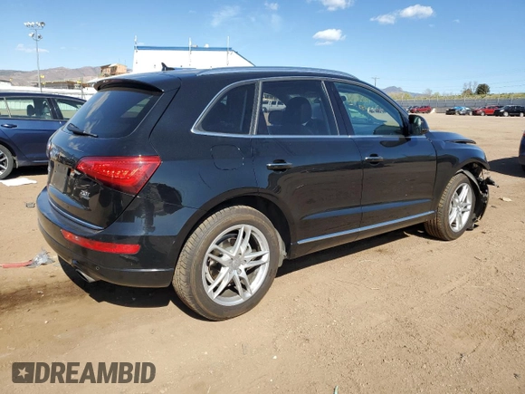 2015 Audi Q5 Premium Plus with VIN WA1LFAFP1FA094375, listed as a Copart auction lot 53404925 with 80,730 mi miles and Salvage title. Bid and sale history available at DreamBid. Image 3.
