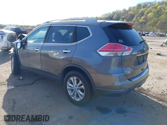 2016 Nissan Rogue SV with VIN KNMAT2MV3GP680555, listed as a IAAI auction lot 42032745 with 164,986 mi miles. Bid and sale history available at carsss.com. Image 3.
