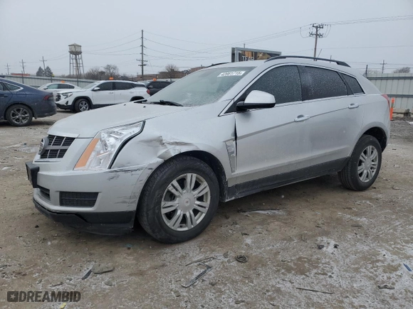 2012 Cadillac SRX with VIN 3GYFNGE38CS637961, listed as a Copart auction lot 42061715 with 130,657 mi miles and Salvage Title. Bid and sale history available at carsss.com. Image 1.