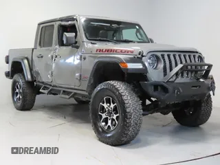 2023 Jeep Gladiator Rubicon with VIN 1C6JJTBG4PL562478, listed as a Copart auction lot 48821495 with 14,053 mi miles and Salvage Title. Bid and sale history available at carsss.com. Image 1.