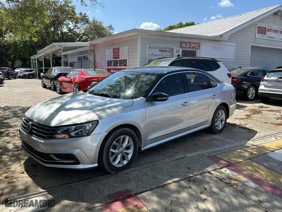 2017 Volkswagen Passat 1.8T S with VIN 1VWAT7A37HC023893, listed as a Copart auction lot 47422734 with 107,944 mi miles. Bid and sale history available at carsss.com. Image 2.