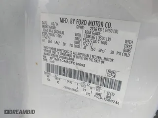 2014 Ford F-150 XL with VIN 1FTMF1CM8EFC18695, listed as a IAAI auction lot 41916660 with 1 mi miles. Bid and sale history available at carsss.com. Image 9.