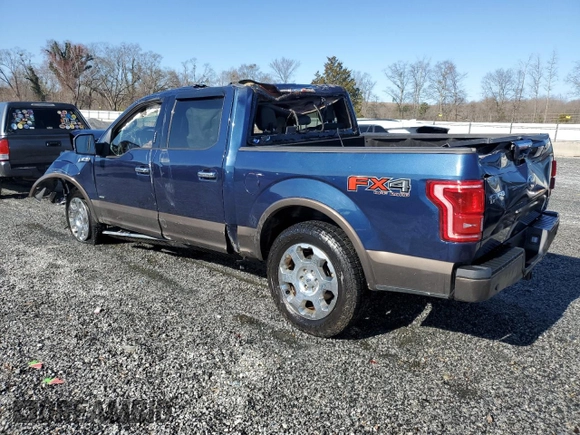 2015 Ford F-150 XLT with VIN 1FTEW1EG2FKE61004, listed as a Copart auction lot 48537495 with 224,021 mi miles and Salvage Title. Bid and sale history available at carsss.com. Image 2.