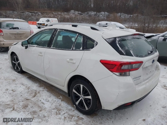2022 Subaru Impreza Premium with VIN 4S3GTAV65N3706539, listed as a IAAI auction lot 41311651 with 34,891 mi miles. Bid and sale history available at carsss.com. Image 3.