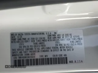 2025 Mazda CX-50 S Preferred z VIN 7MMVABBM5SN336859, wystawiony jako Copart lot #54243685 z przebiegiem 1 281 mil mil oraz Szkoda całkowita • Salvage title. Historia ofert i sprzedaży dostępna na DreamBid. Obrazek 13.