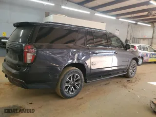 2022 Chevrolet Suburban Z71 with VIN 1GNSKDKD3NR363879, listed as a Copart auction lot 46826325 with 37,567 mi miles and Salvage Title. Bid and sale history available at carsss.com. Image 3.