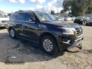 2023 Nissan Armada SV with VIN JN8AY2AC1P9181119, listed as a Copart auction lot 41470364 with 4,212 mi miles. Bid and sale history available at carsss.com. Image 4.