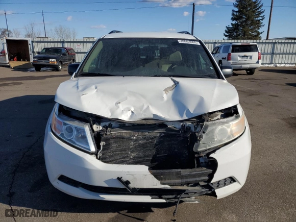 2013 Honda Odyssey LX with VIN 5FNRL5H26DB046666, listed as a Copart auction lot 48064605 with 191,453 mi miles and Salvage Title. Bid and sale history available at carsss.com. Image 5.