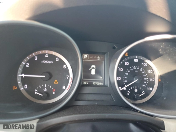 2018 Hyundai Santa Fe Sport 2.4L with VIN 5NMZT3LB7JH076152, listed as a Copart auction lot 45085655 with 107,028 mi miles and Salvage Title. Bid and sale history available at carsss.com. Image 9.
