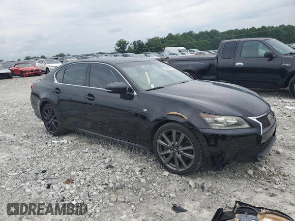 2015 Lexus GS 350 with VIN JTHBE1BL3FA003693, listed as a Copart auction lot 59489225 with 58,677 mi miles and Salvage title. Bid and sale history available at DreamBid. Image 4.