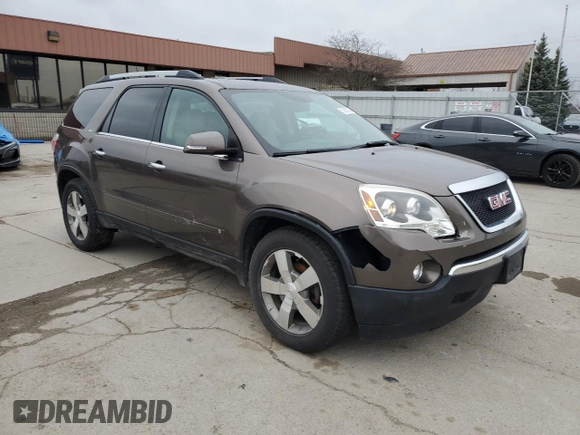 2010 GMC Acadia SLT1 with VIN 1GKLVMED8AJ174058, listed as a Copart auction lot 50863025 with 162,022 mi miles and Salvage Title. Bid and sale history available at carsss.com. Image 4.